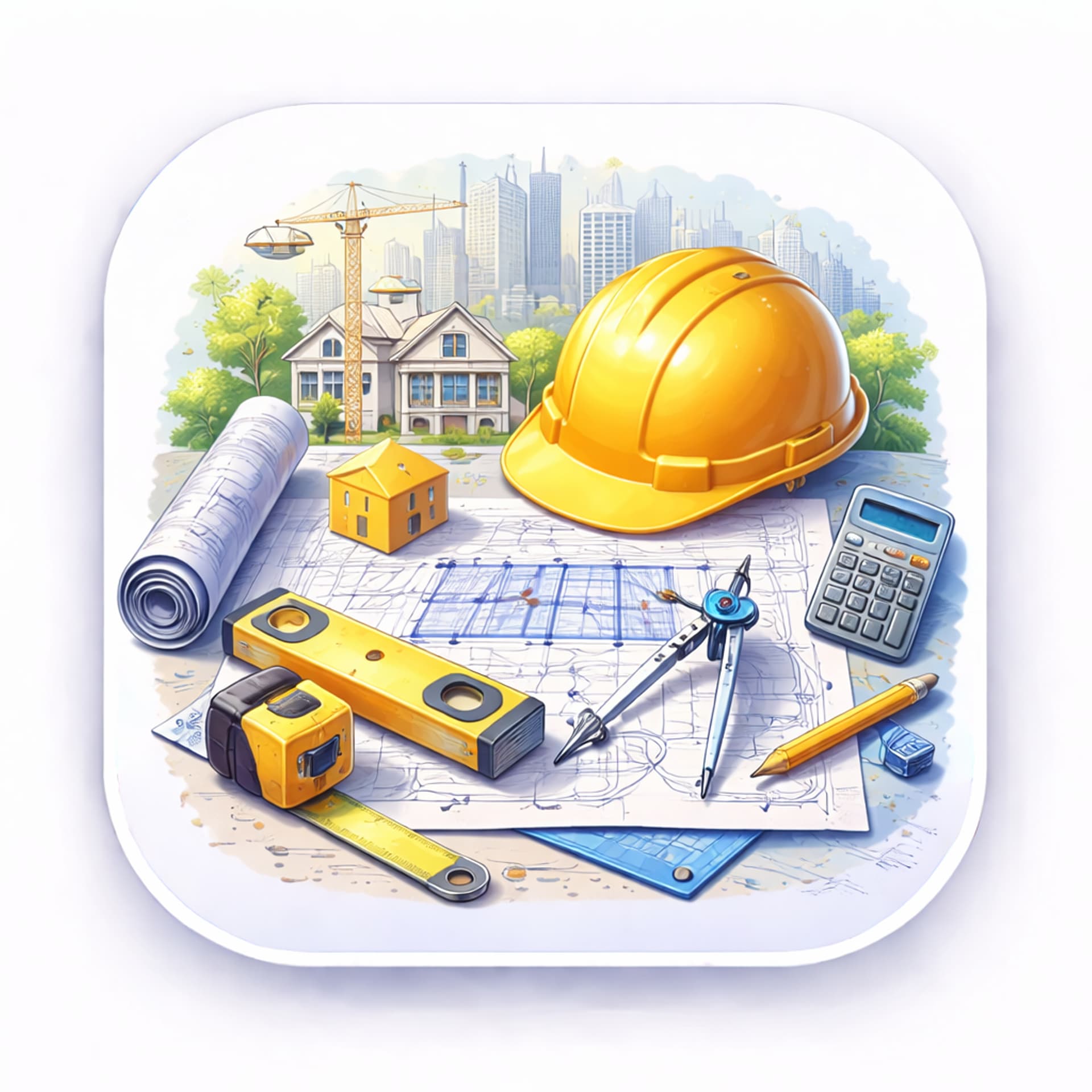 Civil engineering construction site